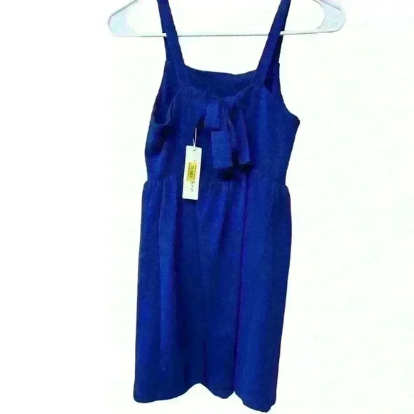 NWT copper key royal blue dress with bow size M 7-8 years - Picture 3 of 8